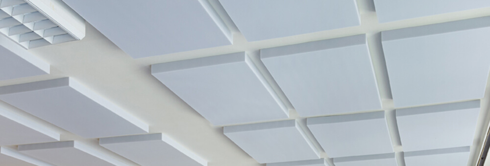 aixFOAM ceiling absorbers - sound insulation for every ceiling