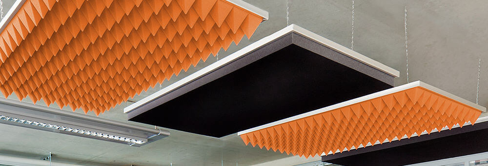 aixFOAM sound insulation - profiled and smooth sound absorbers against noise