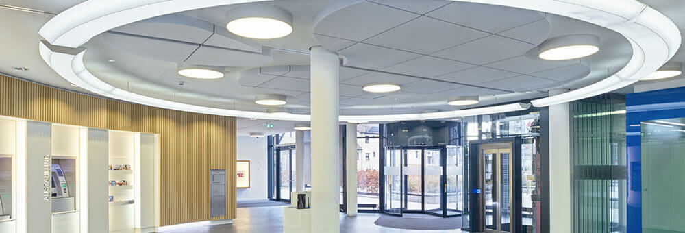 aixFOAM sound insulation in reception buildings and call centres