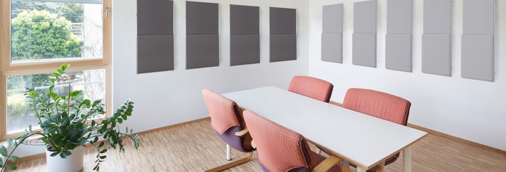aixFOAM sound absorbers for good acoustics in every room