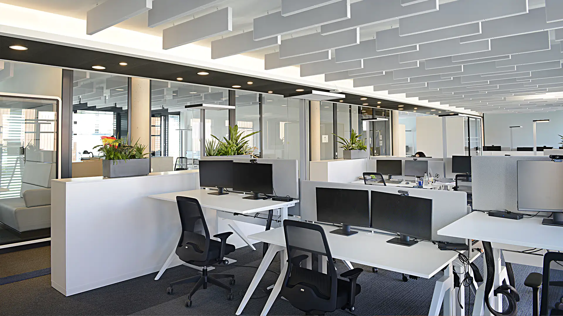 aixFOAM office - sound insulation in offices and call centers