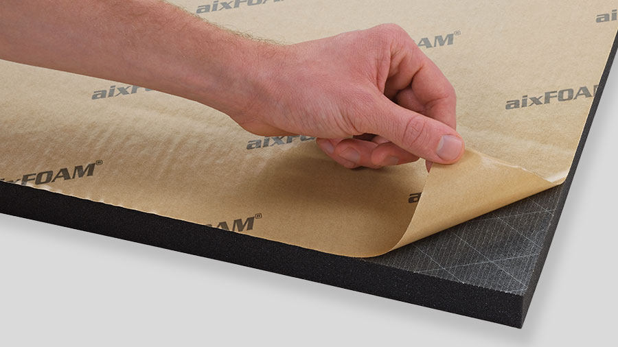 aixFOAM STICKY Self-Adhesive Mounting