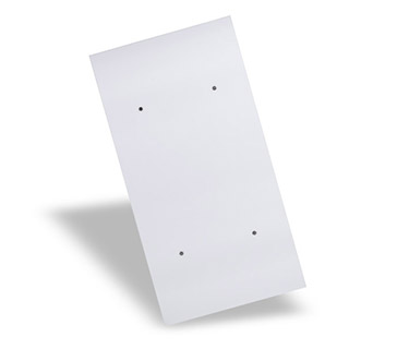 Magnetic sound absorber with flat surface and increased fire protection class