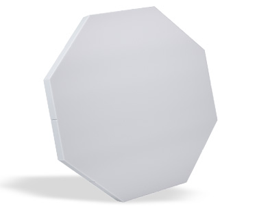octagonal, self-adhesive sound absorber with enhanced fire protection class