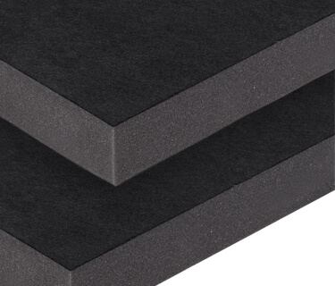 Sound absorber with textile surface for technical sound insulation