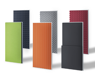 Sound absorber in an elegant installation cassette