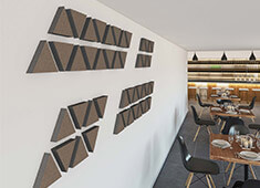 Application pictures sound absorber TRIAD