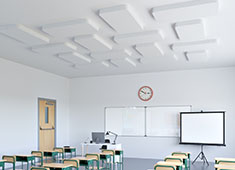 Sound insulation with the MAGNETIC Square sound absorber