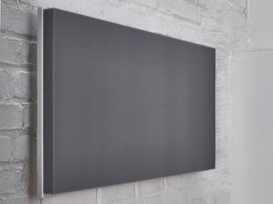 Rectangular acoustic panels with smooth surface