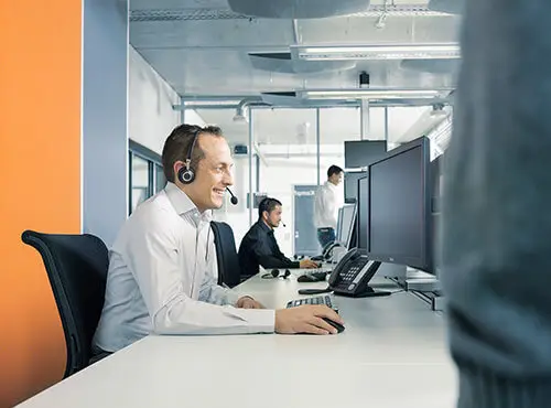 Sound insulation in the call centre and office