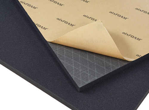 Self-adhesive aixFOAM sound absorbers aixFOAM sound absorbers with a practical, self-adhesive rear simplify installation.