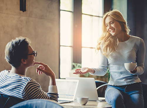 Sound absorbers improve communication. Easier communication by improving room acoustics improves the work in the team.