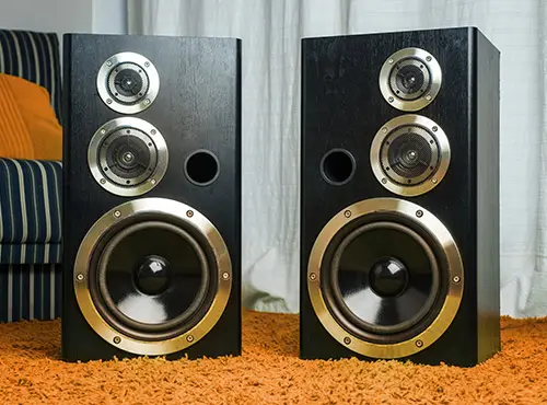 Bass loudspeakers and subwoofers generate strong vibrations and therefore should be sufficiently dampened.