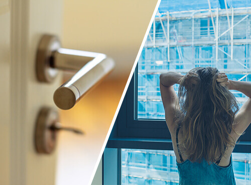 Sound insulation on windows and doors at home Sound insulation on windows and doors reduces noise at home.