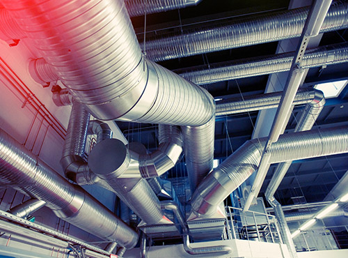 Soundproofing an air-conditioning system An air-conditioning system should be sufficiently soundproofed.
