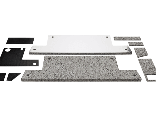 Tailored sound insulation from aixFOAM A tailored acoustic set for soundproofing a technical appliance.
