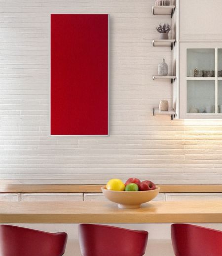 aixFOAM FELT Sound Absorber in Design Red
