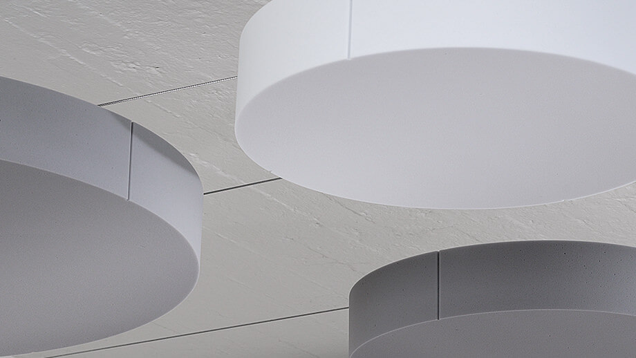Acoustic sails / ceiling sails in the office