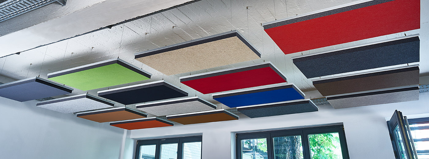 Colored design absorbers for your office