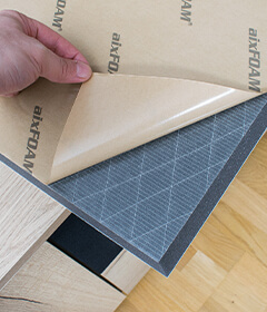 aixFOAM Sound absorbers with self-adhesive finish