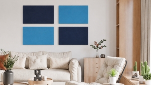 Wall absorbers for better room acoustics