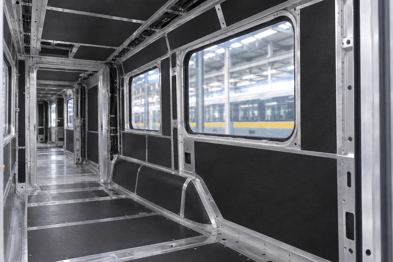 aixFOAM Technics soundproofing solution for buses and trains