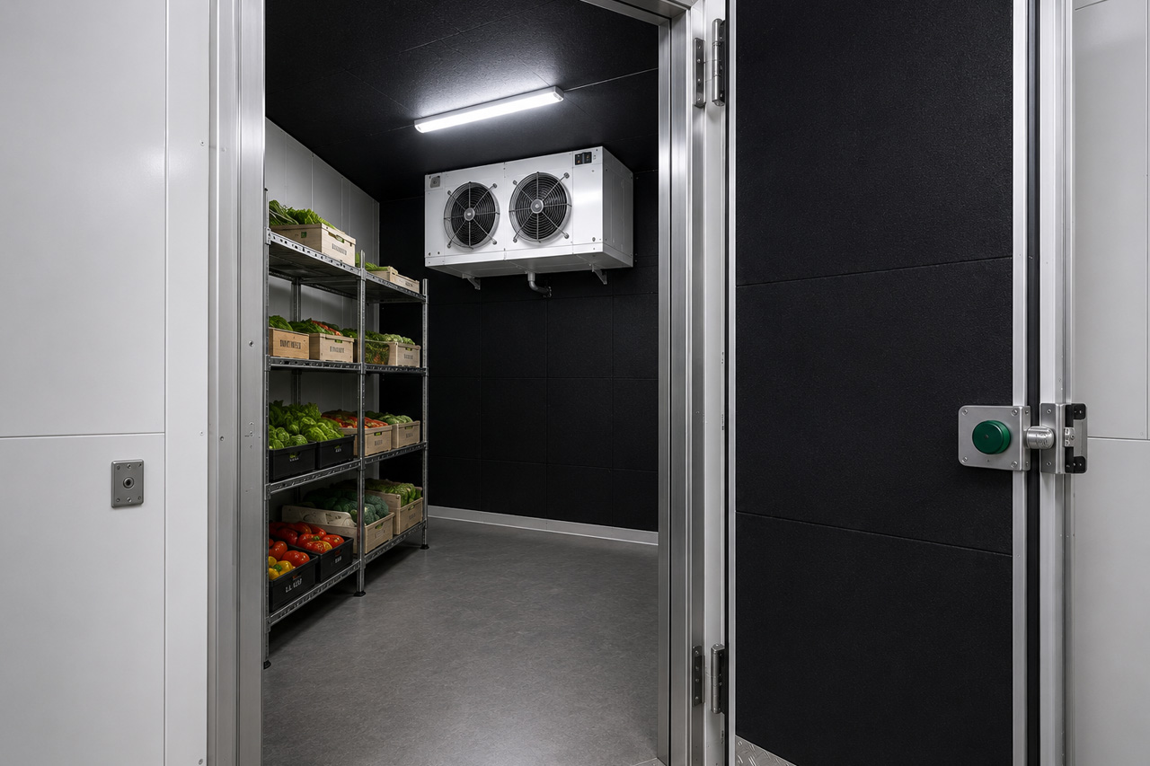 aixFOAM Technics insulated industrial cold room