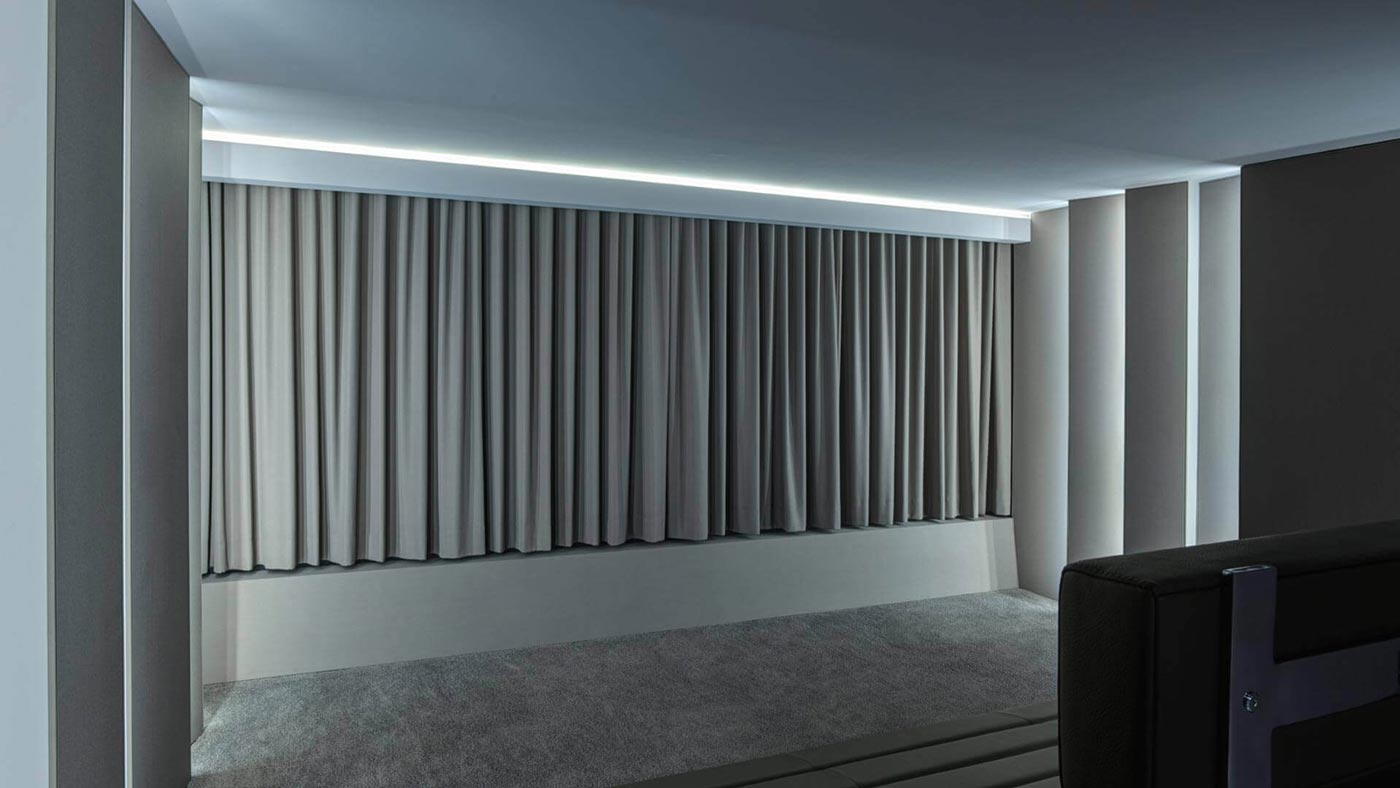 Buy aixFOAM home cinema curtain