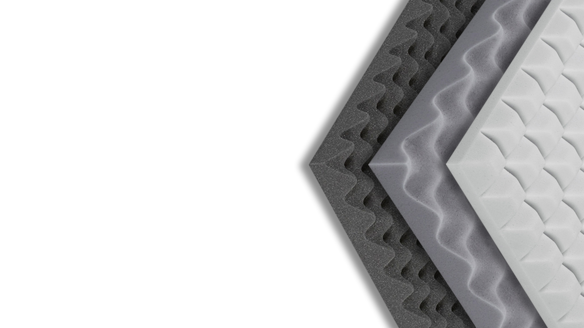 Profiled acoustic absorbers
