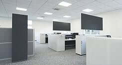 Sound insulation for office and call center