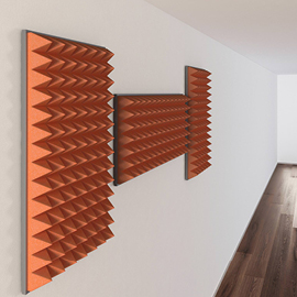 Absorber with modern pyramid profile