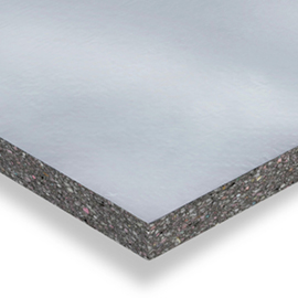 Heavy foam with surface lamination